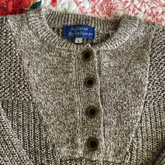 Quarter-Button Sweater - Picture 4 of 14